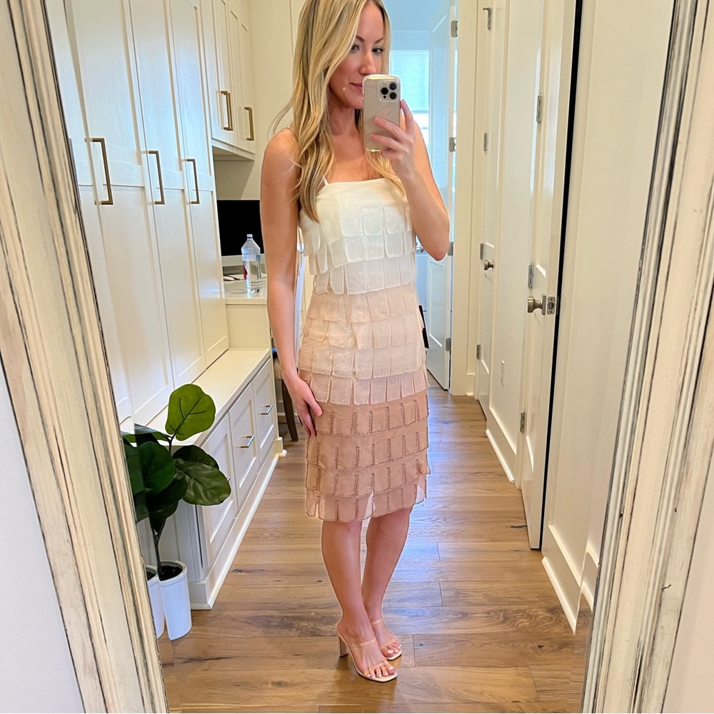 Flapper Style Sequin Trim Cocktail Dress- NWT
